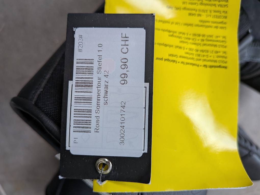 Scarpe da uomo: Motorradstiefel ROAD Grösse 42 ungebraucht – Usato da Dagmersellen venduto da Regimle 1
