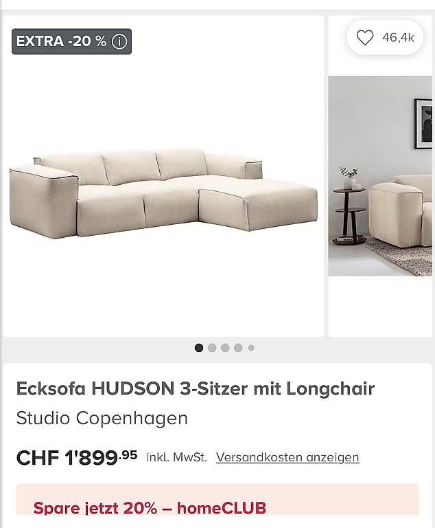 Sofas: Sofa – D'occasion à Zuerich par C.B2017 3
