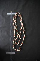 Kette aus Jaspis, Onyx, Achat, Perlmutt und Süsswasser Perle