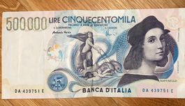 500000 Lire Banknote 1997 Raffaello