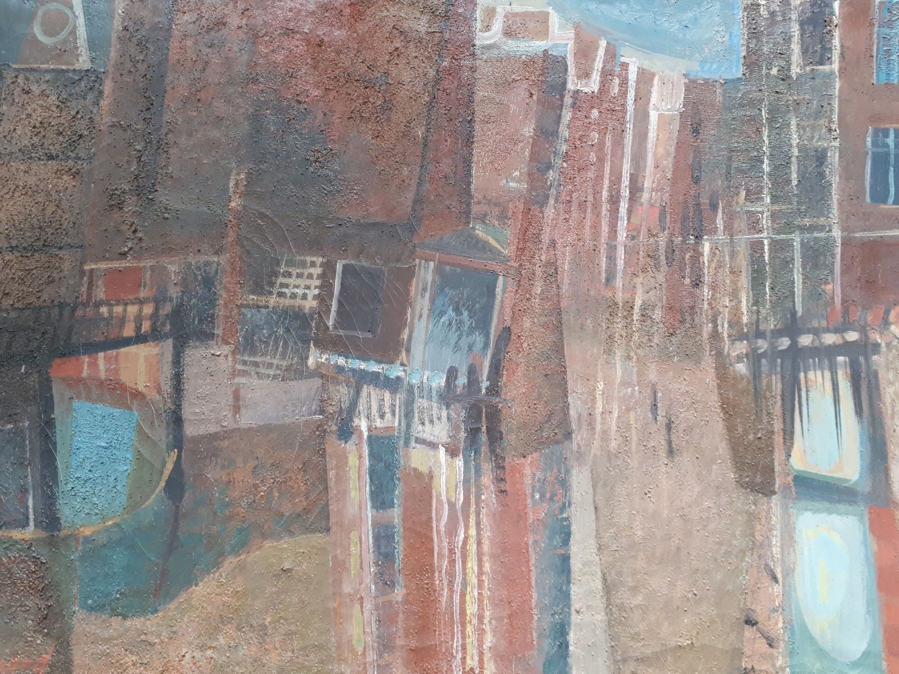 Dipinti: Ölbild "Grachten" von Roland Guignard – Usato da Dielsdorf venduto da anabur 1