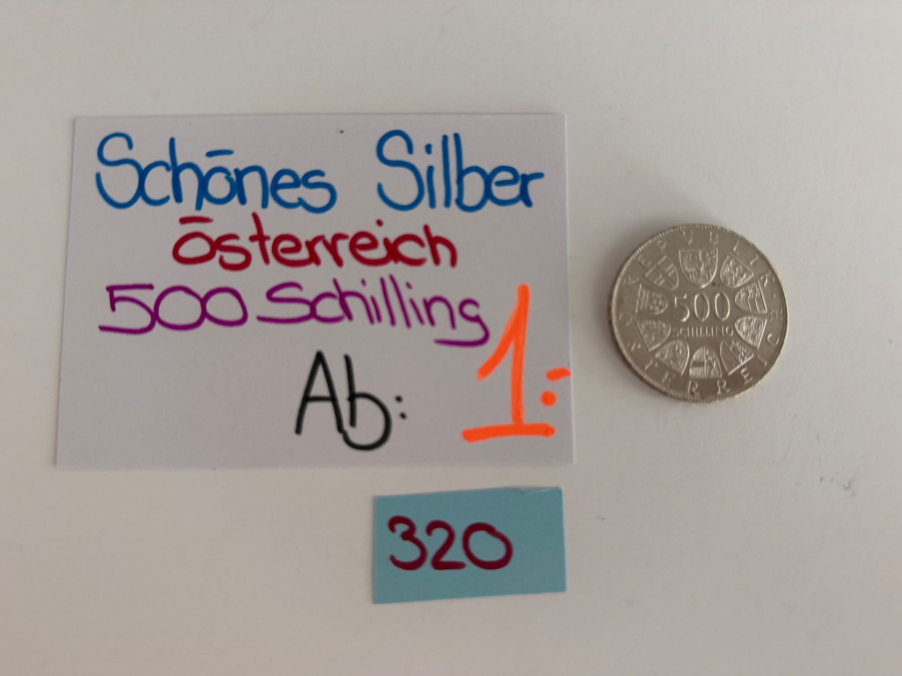 Tutti le monete: Schönes Silber /500 Schilling – Usato da Engi venduto da kasi09