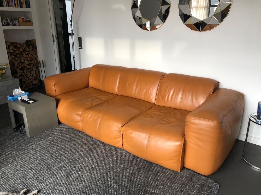 3er Sofa Hudson Leder Cognac * Studio Copenhagen Kaufen auf Ricardo