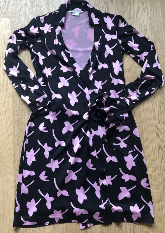 Robe De Cocktail Diane Von Furstenberg Jeannie - Noire, Longueur Mini - Neuve Avec étiquettes