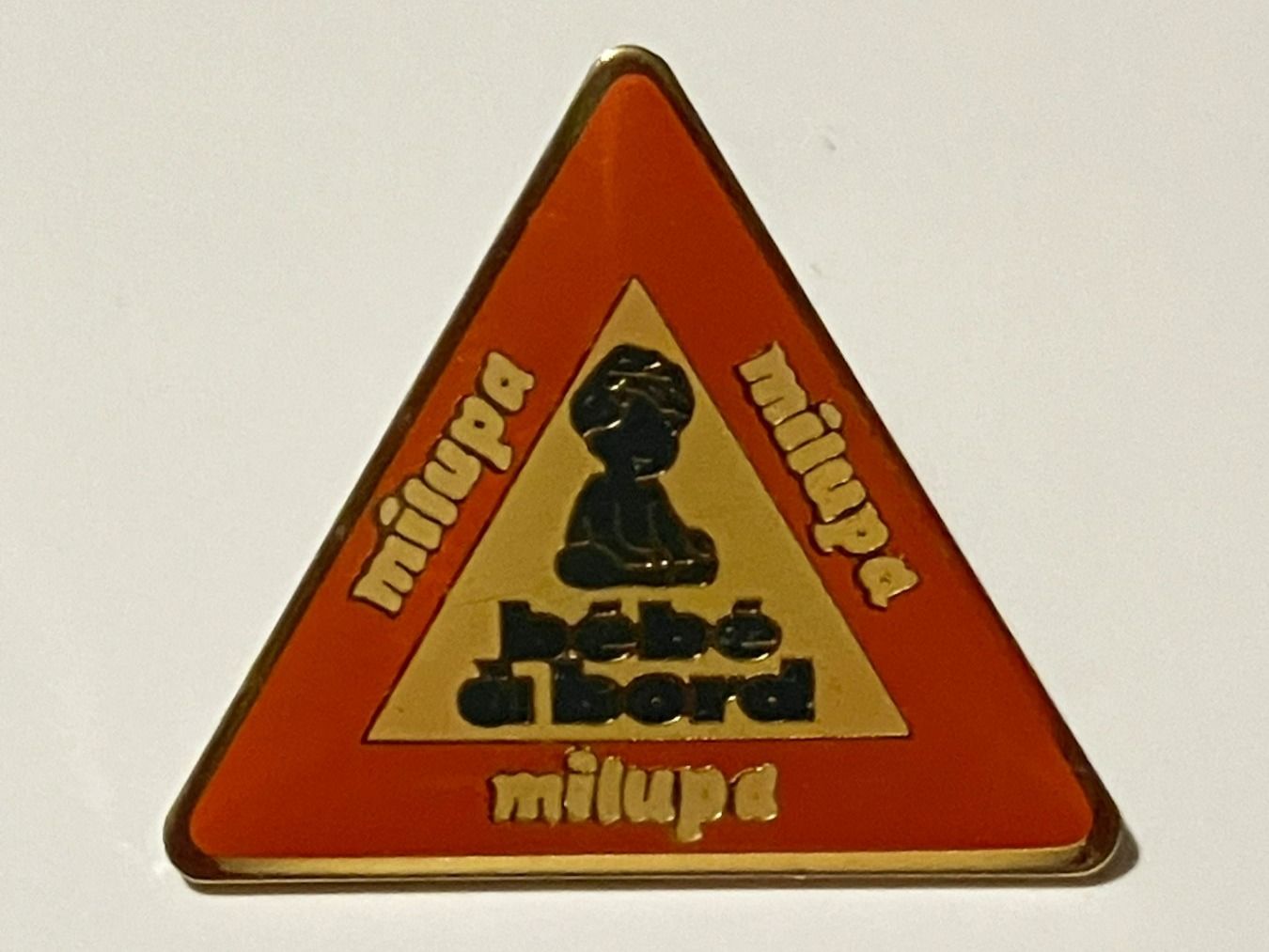 Plaketten & Abzeichen: Milupa Baby an Bord Pin – Gebraucht aus Basel von djwwpp