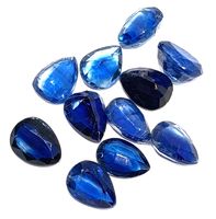 2x Kyanites poire bleues 9x7 mm - Valeur 110.- Fr