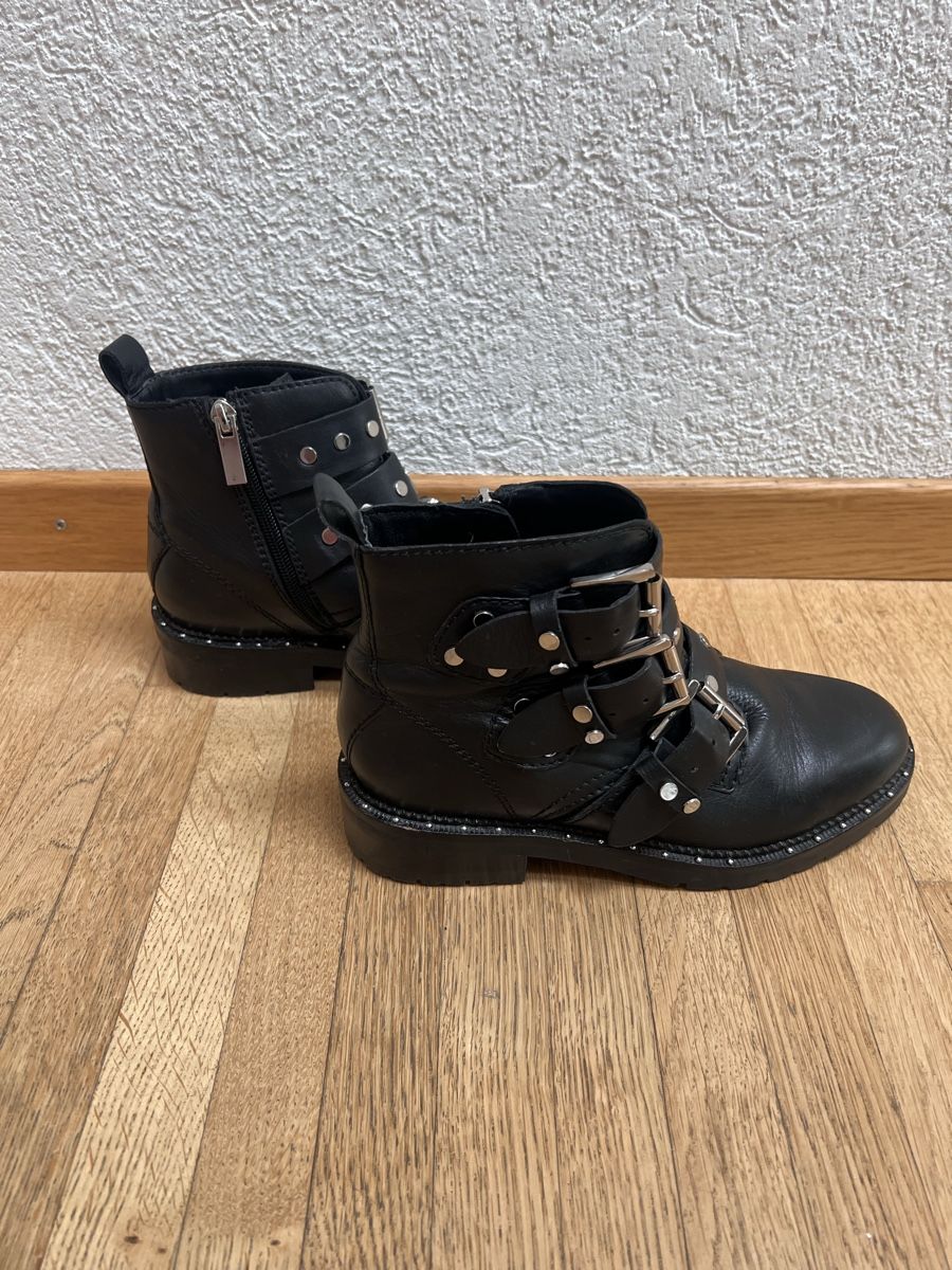 Damenschuhe: Bronx Damen Leder Boots, Schwarz, Gr. 36 – Gebraucht aus Ostermundigen von Steff18 1