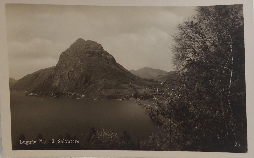 Cartoline postali: LUGANO   -   Mte San Salvatore  -  1929 – Usato da Delémont venduto da Domdom1