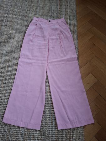 Pantalon rose bonbon Zara S
