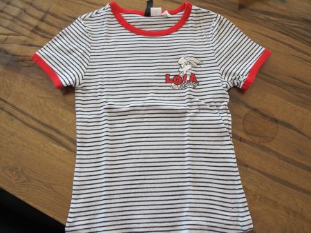 H&M T-Shirt, gestreift mit Lola Bunny Grösse XS Top!