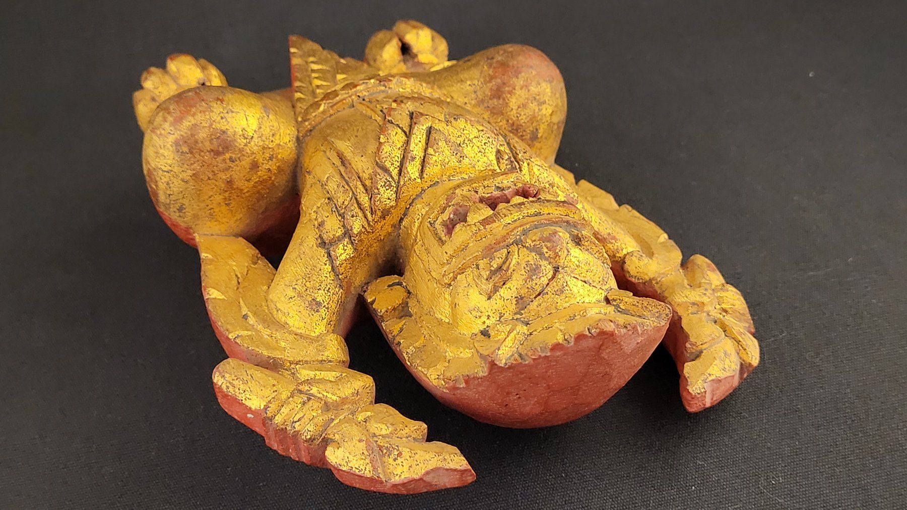 Sculture & Statue: Asiatische Holzfigur handgeschnitzt – Usato da Basel venduto da spinne02 5