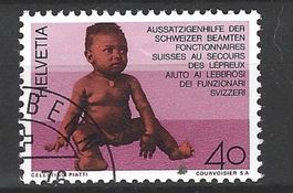 BRIEFMARKEN - CH - AUSSAETZIGEN HILFE DER SCHWEIZER BEAMTEN