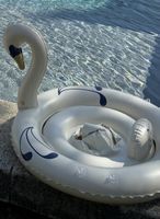 Schwimmring Vanilla Copenhagen Schwan mit Sonnendach neu