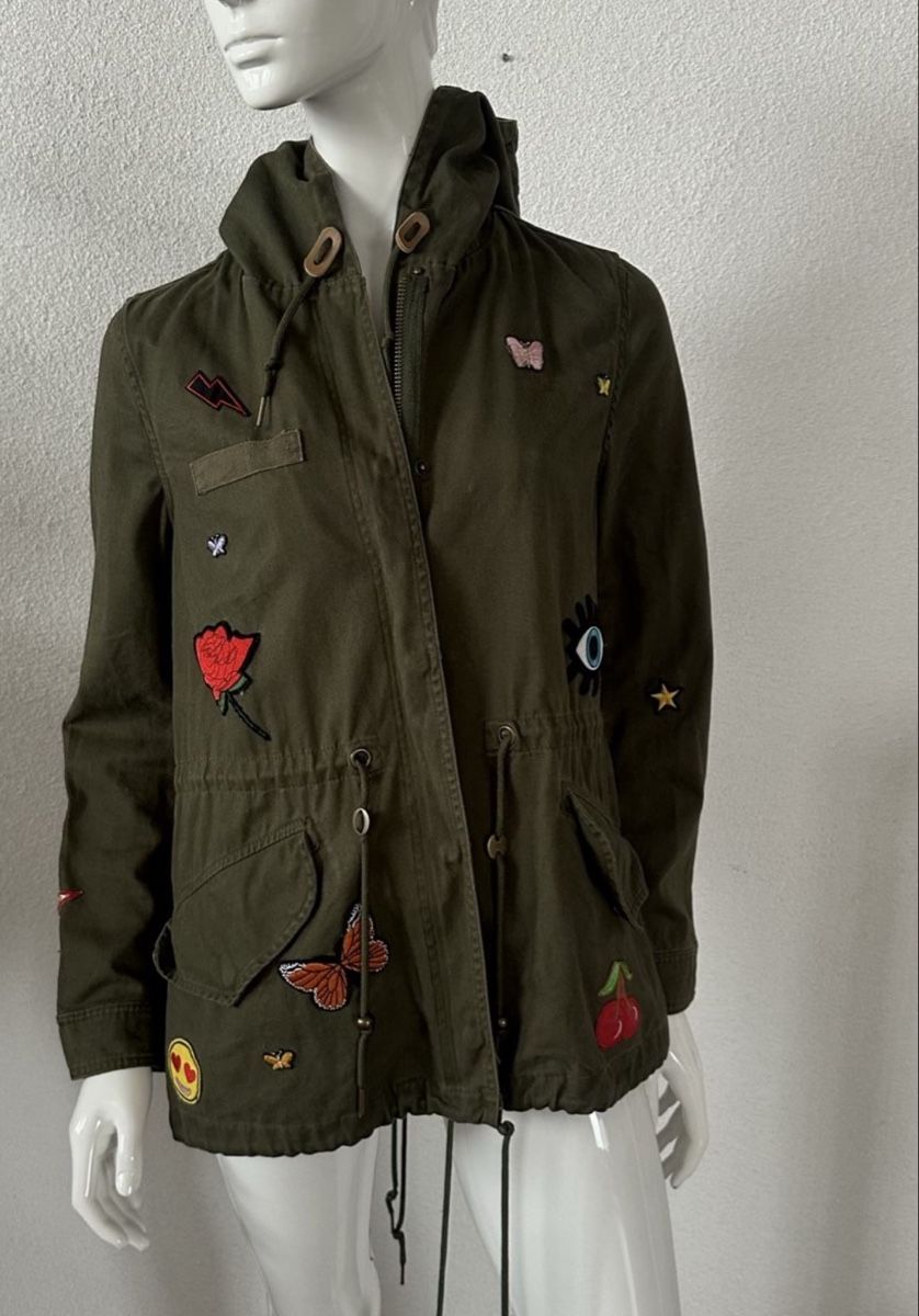 Jacken: Khaki Patch Jacket - Unique Style – Gebraucht aus Vevey von ledidream 4