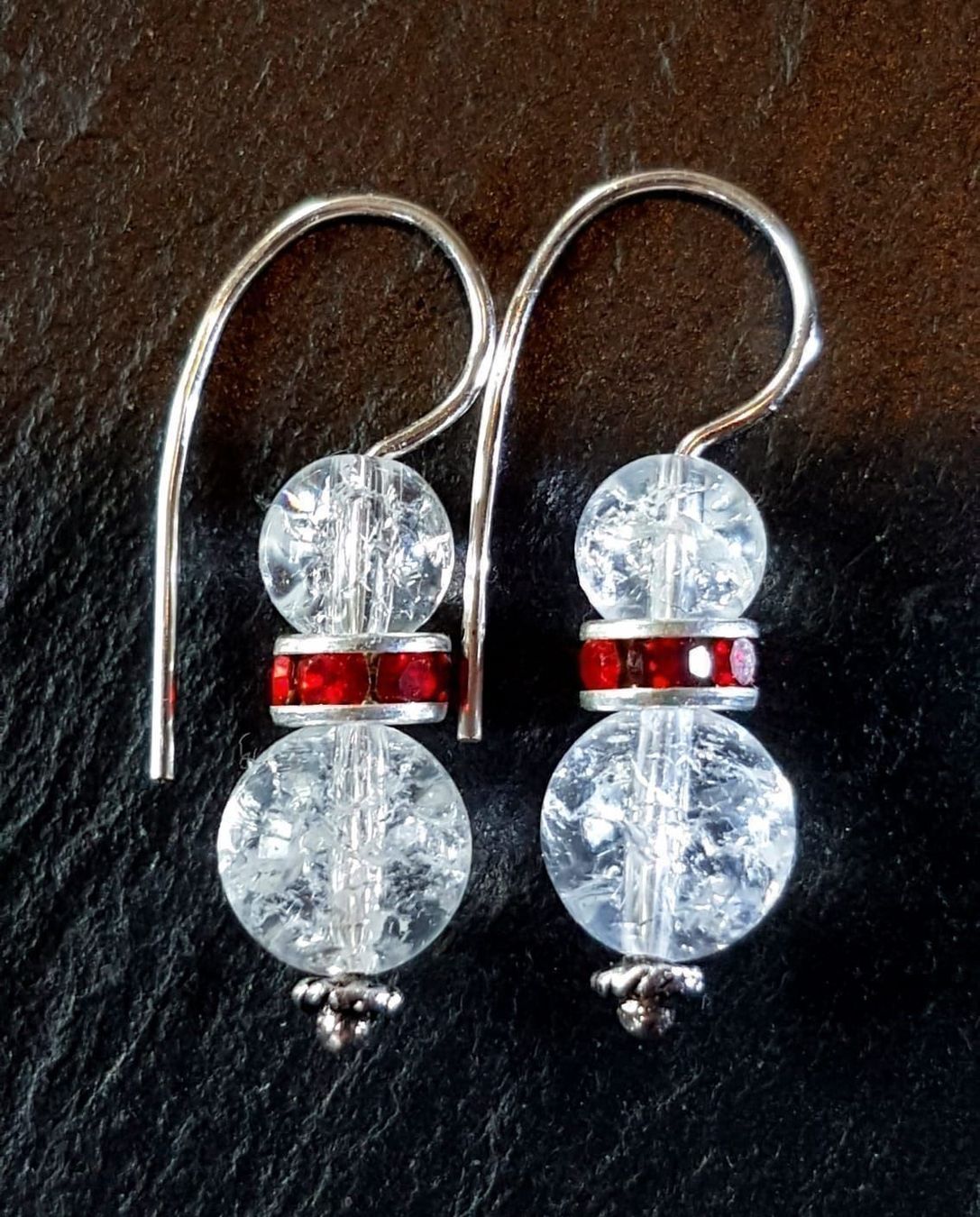 Orecchini pendenti & Orecchini a lobo: Boucles d'oreilles quartz et Swarovski – Nuovo (secondo la descrizione) da Veyrier venduto da Leilazizou