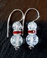 Boucles d'oreilles quartz et Swarovski