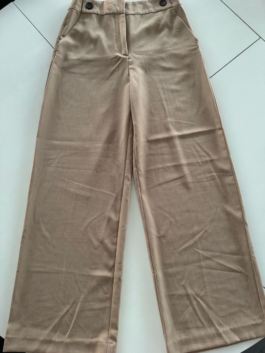 Zara Pantaloni: Zara Stoffhose, Beige, Grösse XS – Usato da Arbon venduto da leu_g29t