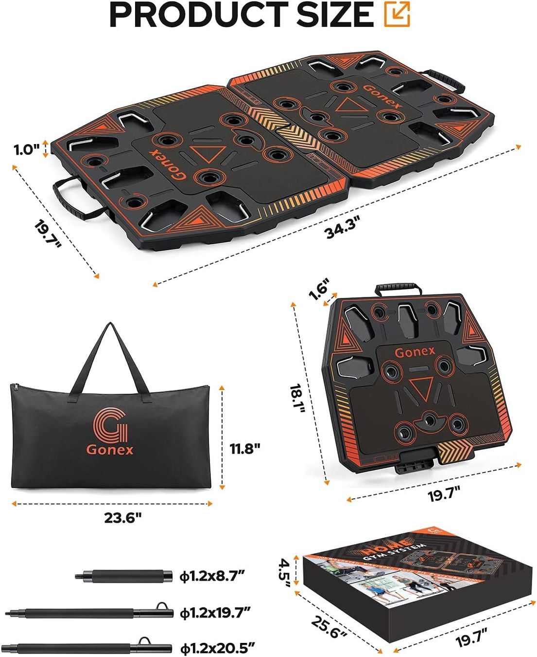 Hometrainer: Gonex Portable Home Gym Workout Equipment – Usato da Windlach venduto da Rnf 1