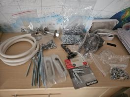 Div. Schrauben, Bänder, Abdeckungen, Led Band, WC-Garnitur