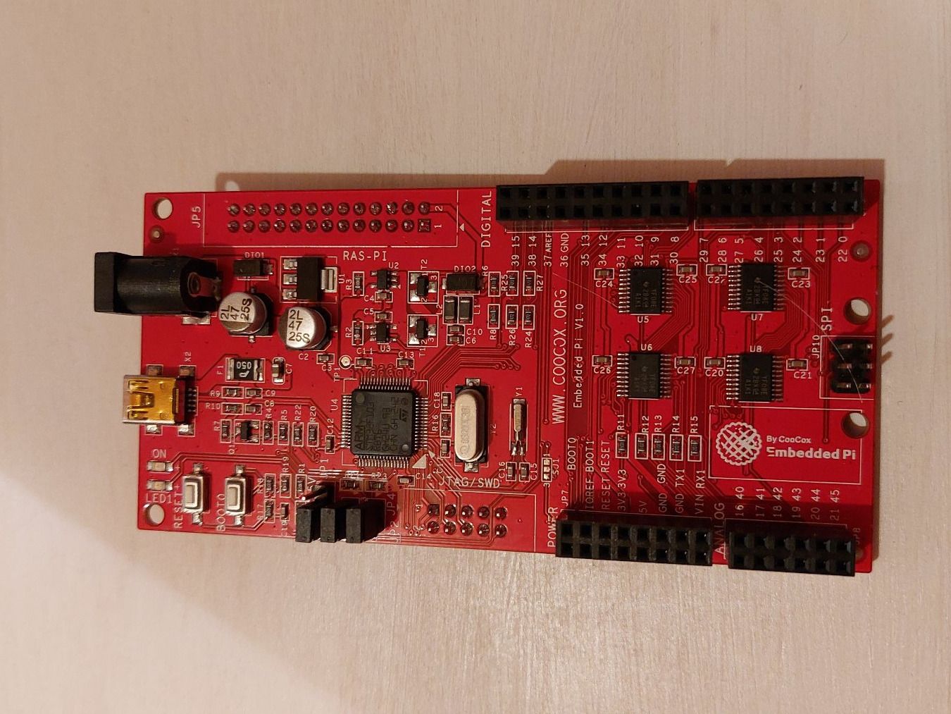 Elektronikbauteile: CooCox Embedded Pi: Raspberry Pi, STM32 zu Arduino Shield – Neu (gemäss Beschreibung) aus Zürich von