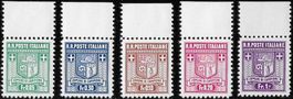 1944 CAMPIONE 1B-5B ** Serie Bogenrand tadellos Top ab 1.-
