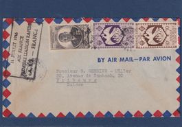 Par avion - Première liaison AEF - 1946
