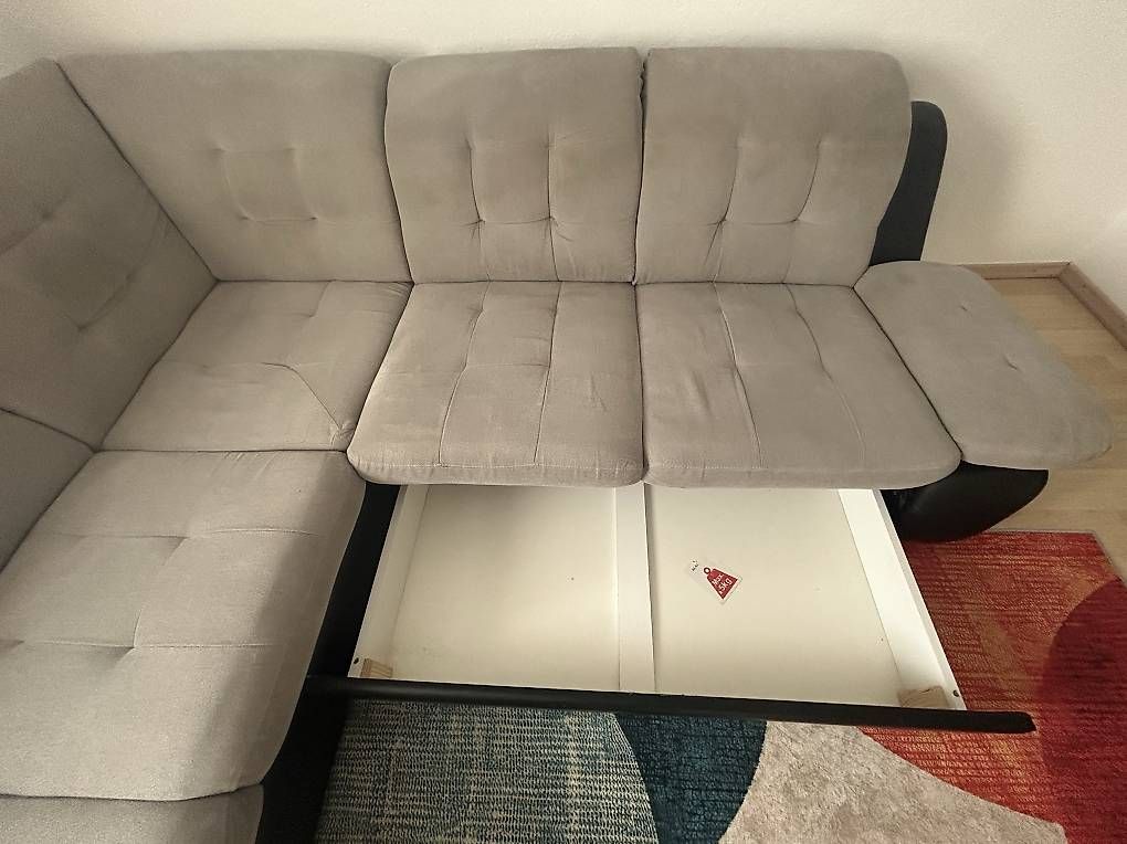 Divani: Ecksofa grau schwarz mit bettfunktion – Usato da Arbon venduto da don_9ldx 2