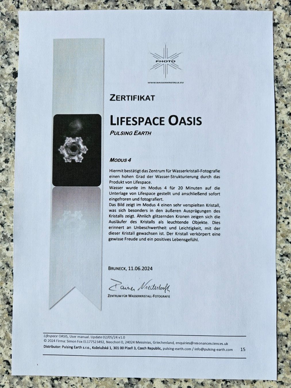Attrezzature mediche: Lifespace OASIS Wasserenergetisierung – Nuovo (secondo la descrizione) da Münchenbuchsee venduto da pisa87 9