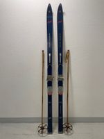 Ski (17 F), Ski aus Esche, top Zustand, mit Stöcken