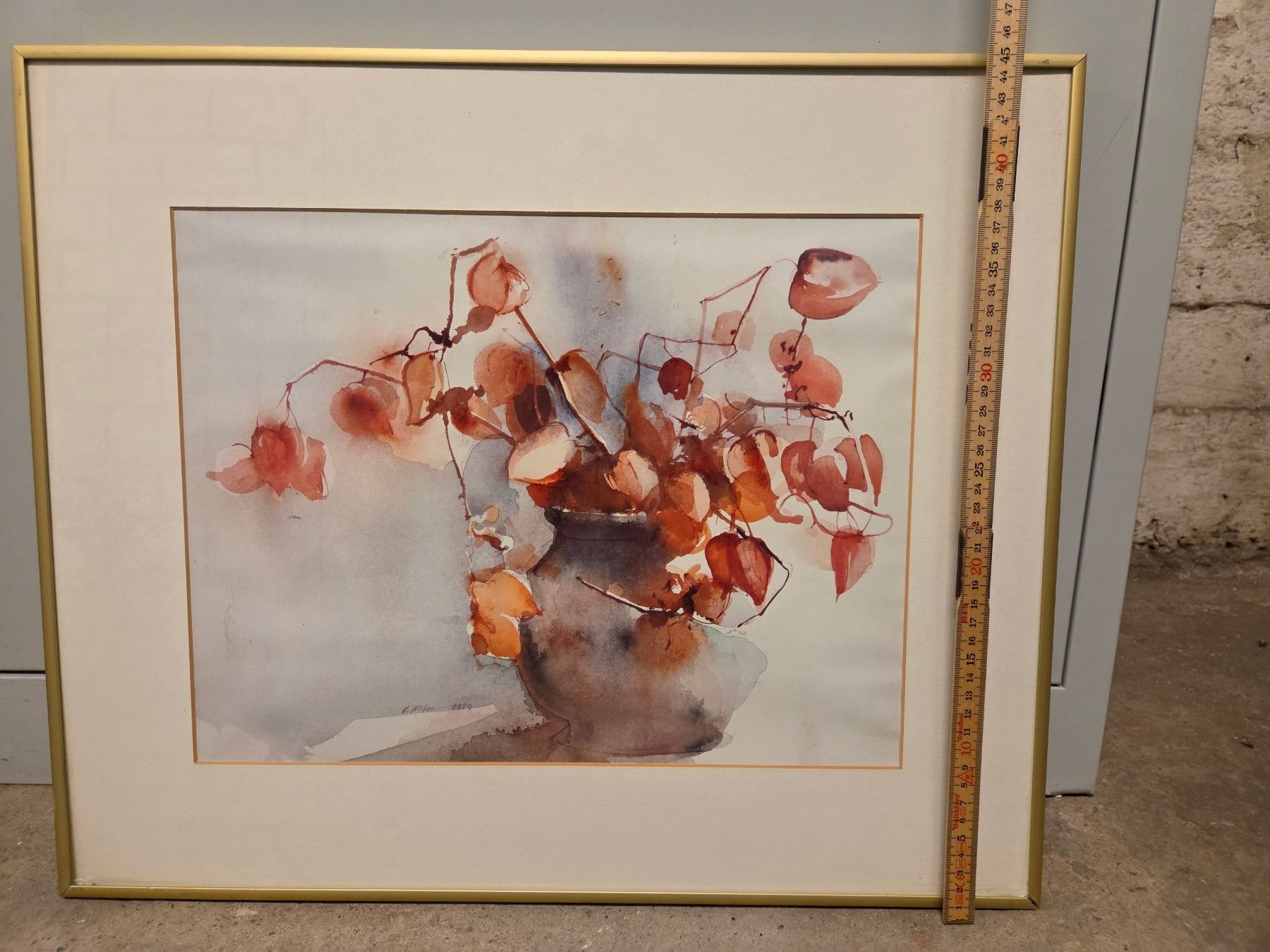 Dipinti: 2 Aquarellbilder "Physalis" – Usato da St. Gallen venduto da Razoon77 5