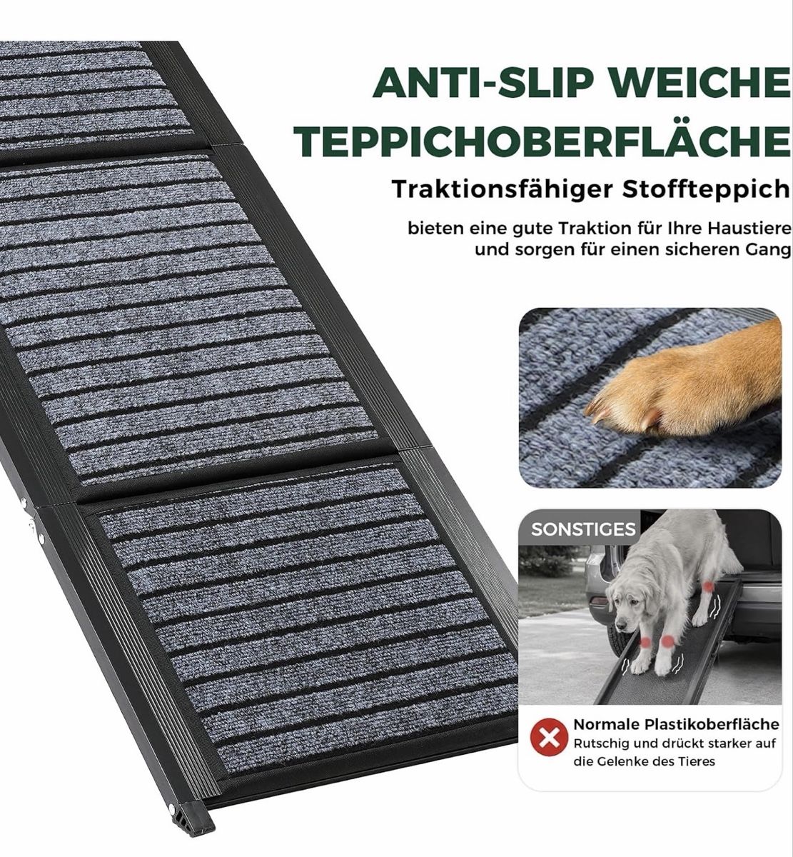 Käfige, Transport & Sicherheit: Extralange Hunderampe klappbar 170 cm – Gebraucht aus Engelburg von kirerelhom57 1