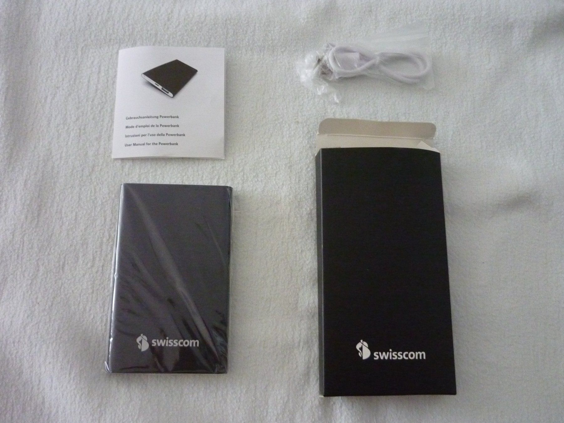 Caricabatterie: Swisscom Powerbank 4000 mAH – Nuovo e nell'imballaggio originale da Vaduz venduto da red94angel