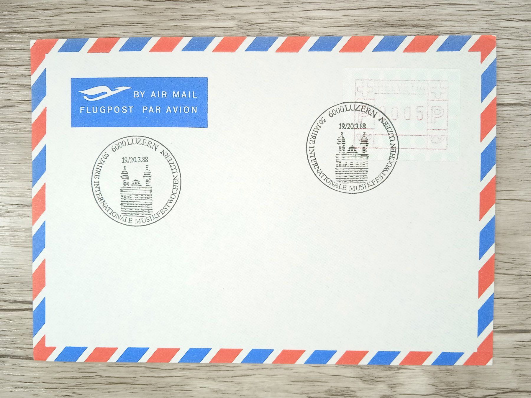 Tutti i francobolli: TR62 Enveloppe + Timbre Suisse 1988 – Usato da Cousset venduto da Patrick_Collections