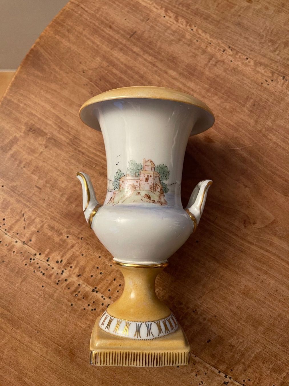 Vasen & Gefässe: Unikat: Handbemalte Vase – Gebraucht aus Winterthur von 1956ingi