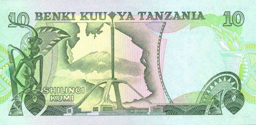 Banconote: Tansania 10 Schilling 1978 P-6c UNC – Nuovo (secondo la descrizione) da Schliern b. Köniz venduto da pizzitaxi 1