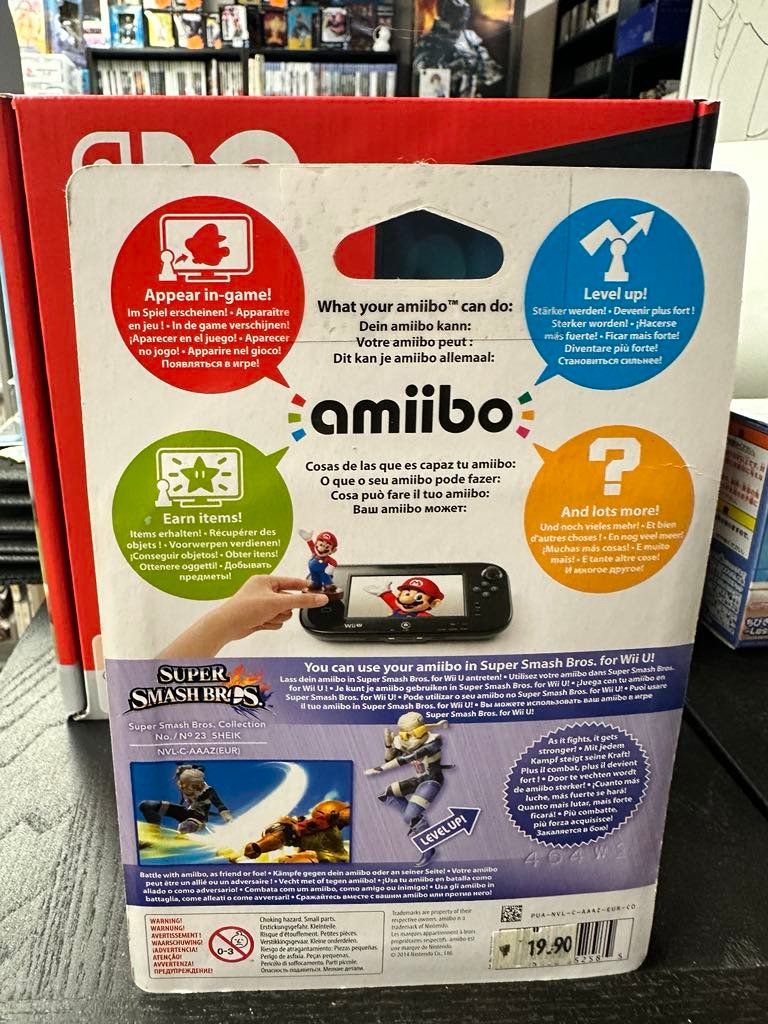 Nintendo Spiele: Nintendo Amiibo Sheik Super Smash Bros – Neu und originalverpackt aus Giubiasco von Ticinerd 1