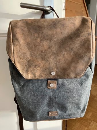 Rucksack "Zwei" Canvas/Kunstleder, wie neu!