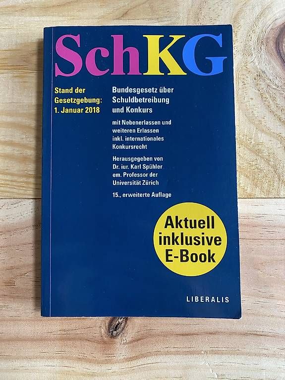 Bücher: SchKG – Gebraucht aus Buchs AG von tam_k2nj