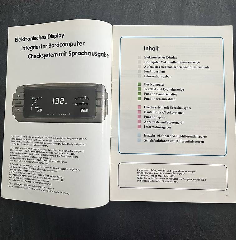 Documents: Audi Urquattro Quattro Selbststudienprogramm – Neuf avec emballage d'origine à steffisburg par geadi 1