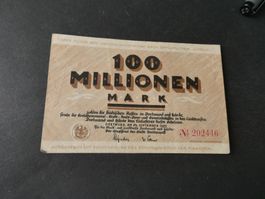 Dt. Reich 1923,  Dortmund, 100 Millionen Mark