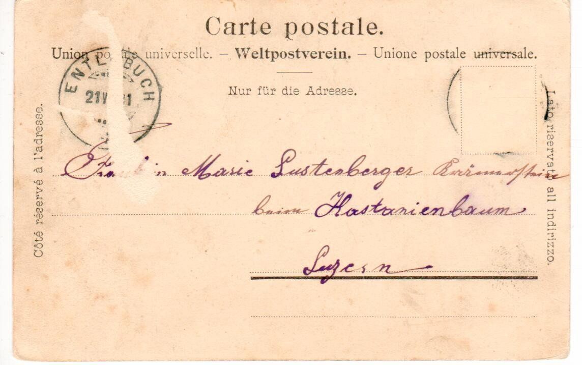 Cartoline postali: Gruss aus Ebnet LU – Usato da Wolhusen venduto da Curver9 1