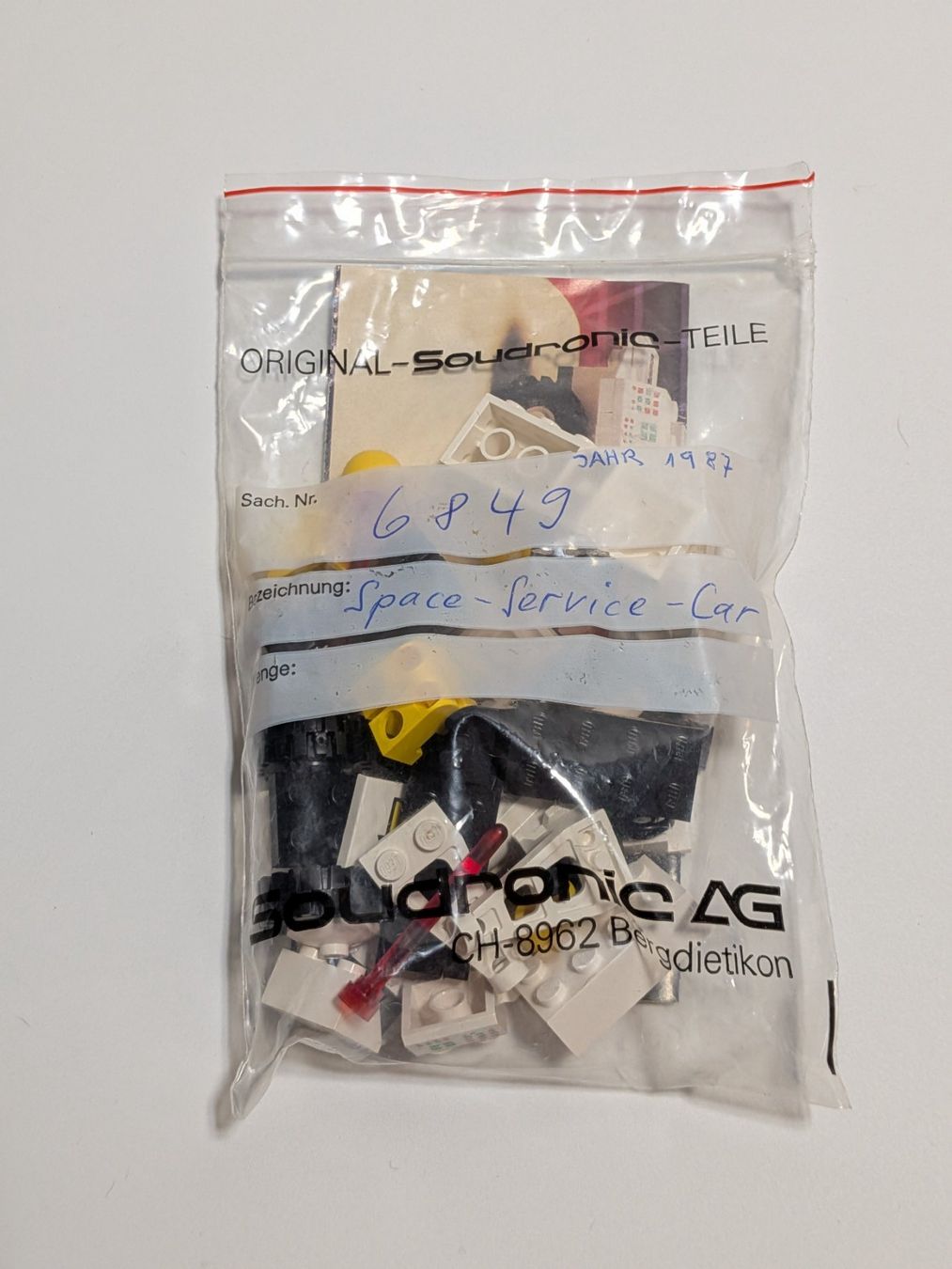 Lego Giocattoli: Lego 6849 Satellite Patroller – Usato da Künten venduto da Dfog