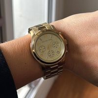 Chronograph Michael Kors Runway goldfarben super Zustand!