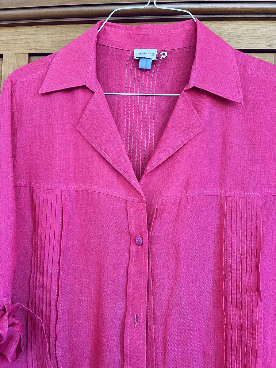 Armani Camicette: Longbluse Armani Collezioni Leinen – Usato da Bözberg venduto da JRose19 2