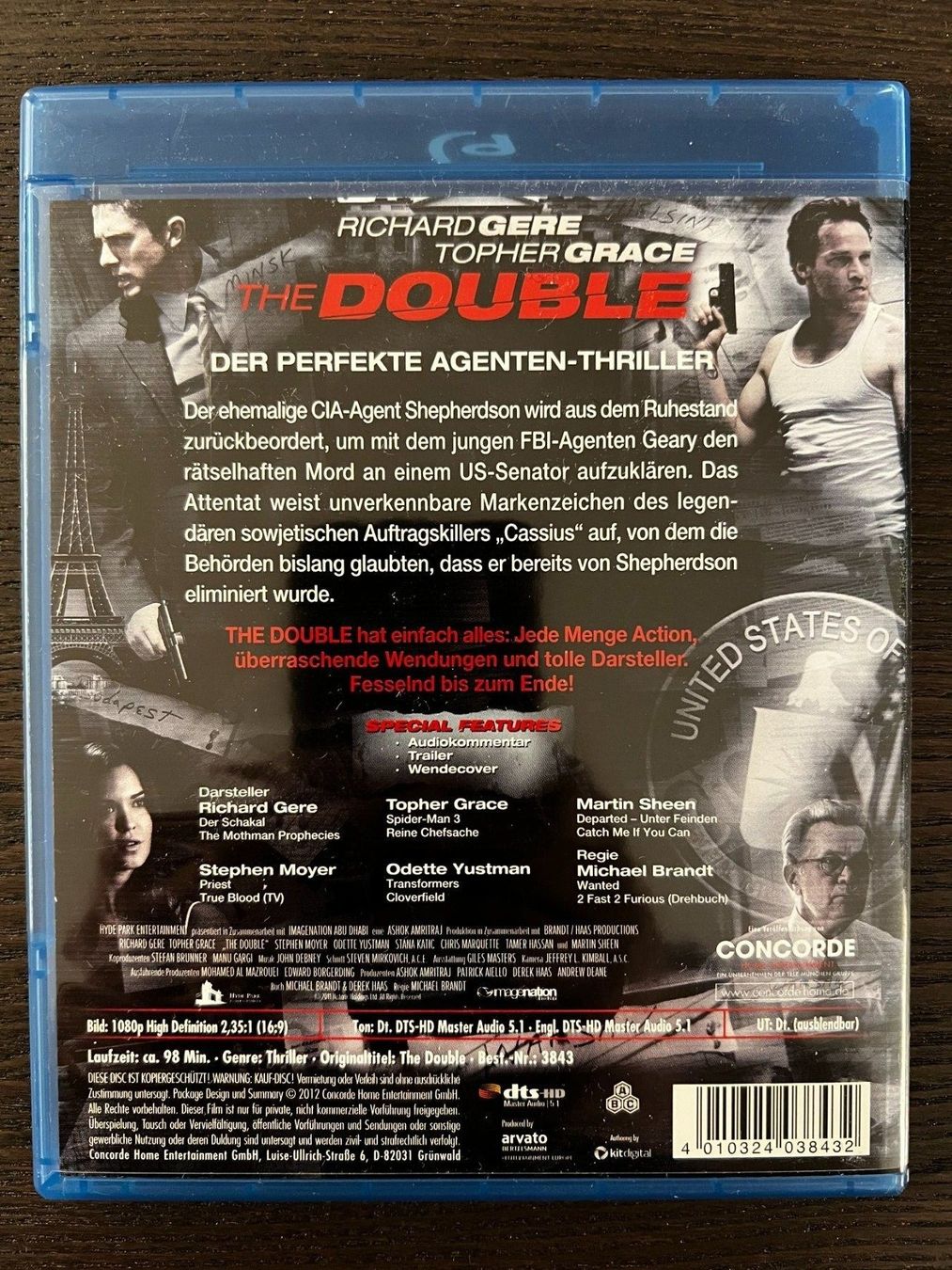 Alle DVDs: The Double – Gebraucht aus Zürich von Blu-ray_ZH 1
