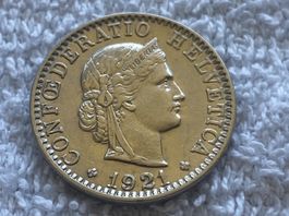 20 centimes/rappen 1921