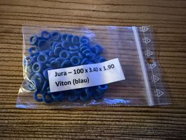 Jura O-Ring 3.4x1.9 Viton Blau Premium