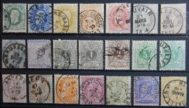 Belgien ex. Kat. 27-69 gest. 1869/97 Kat. 176 Euro