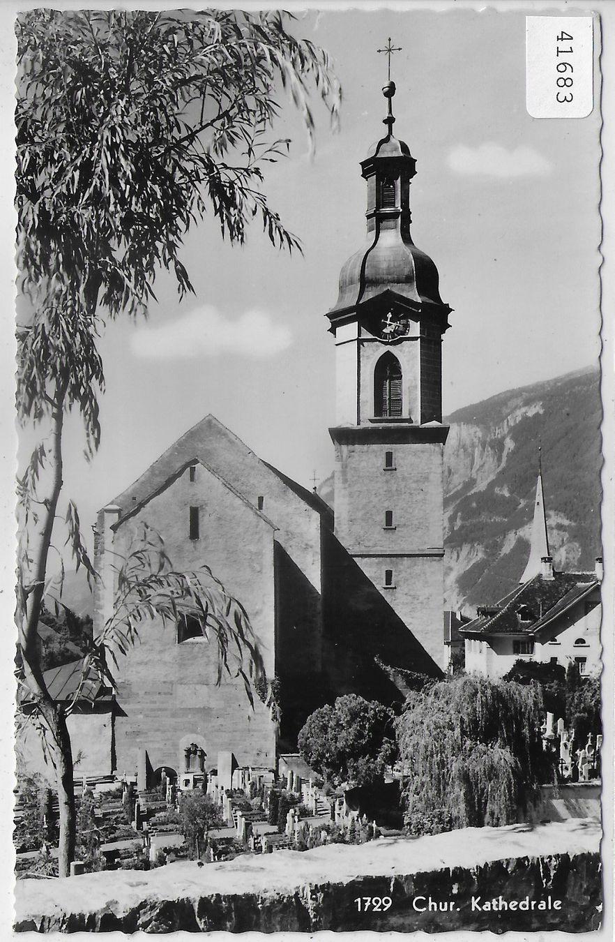 Cartoline postali: Chur - Kathedrale – Usato da Ettingen venduto da Kartenplanet