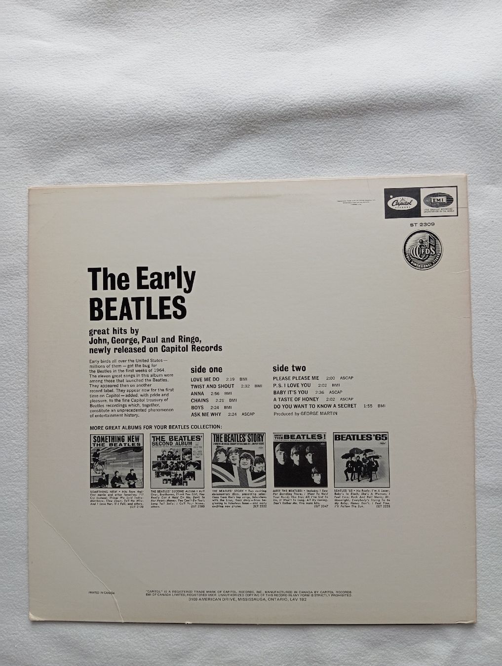 Schallplatten: Beatles Early Beatles – Neu (gemäss Beschreibung) aus Wängi von Emeraldgreen69 1